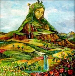 A depiction of Pachamama, artist unknown